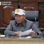 FOTO 1. RDP - Ketua Komisi II DPRD Tala H Agus Prasetya B memimpin RPD Dispora dan OKP di gedung dewan setempat, Senin (11_5).