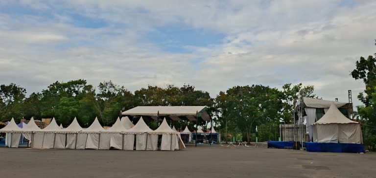 INILAH lokasi Islamic Expo 2026 Tala di Lapangan Pertasi, Pelaihari, yang akan dibuka, Selasa (16_6) malam ini.